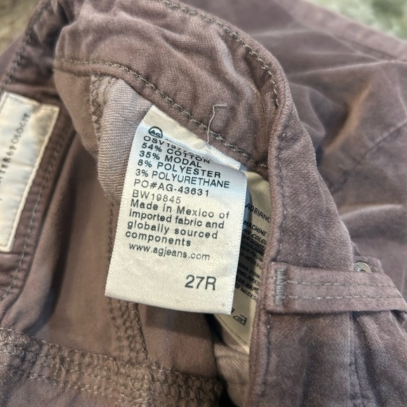 AG Adriano Goldschmied x Anthropologie Stevie  Jeans 27R - Picture 3 of 4